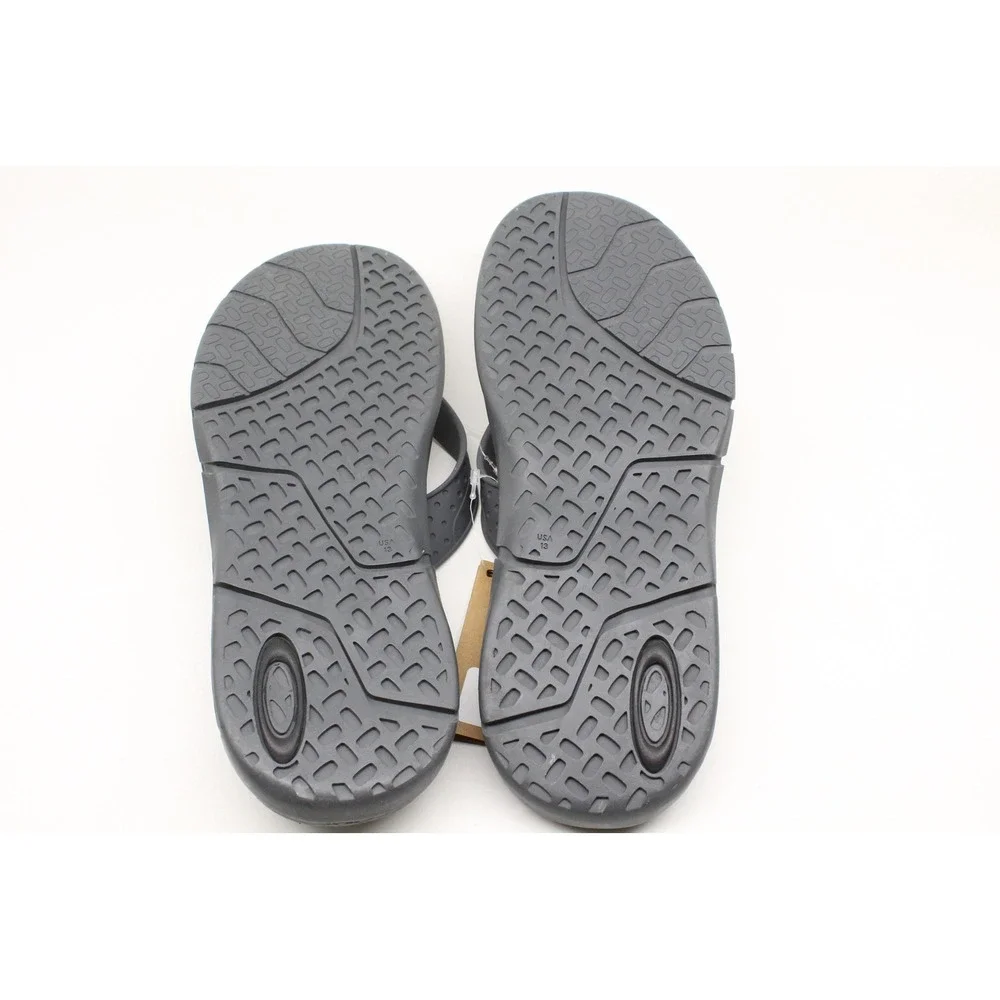 Oakley B1B Flip Flop Men Uniform Grey Rubber Sandal FOF100093 Size 13